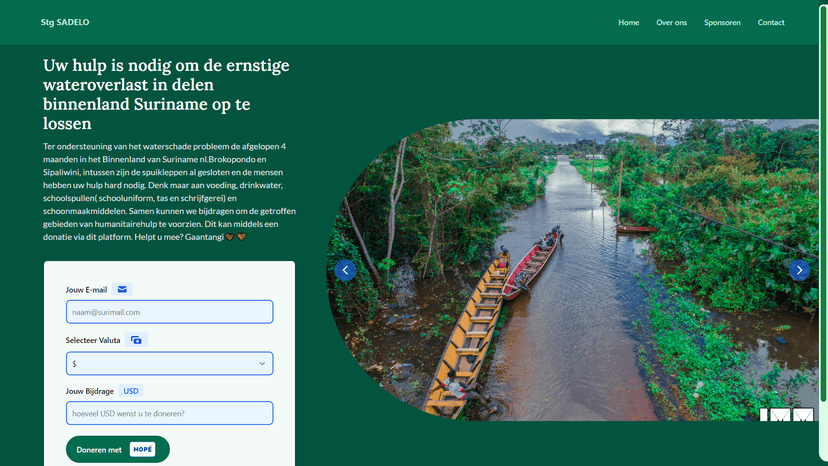 I built this when I worked at Tune Creative Studios. This website was build for the people who were suffering because of the flood.